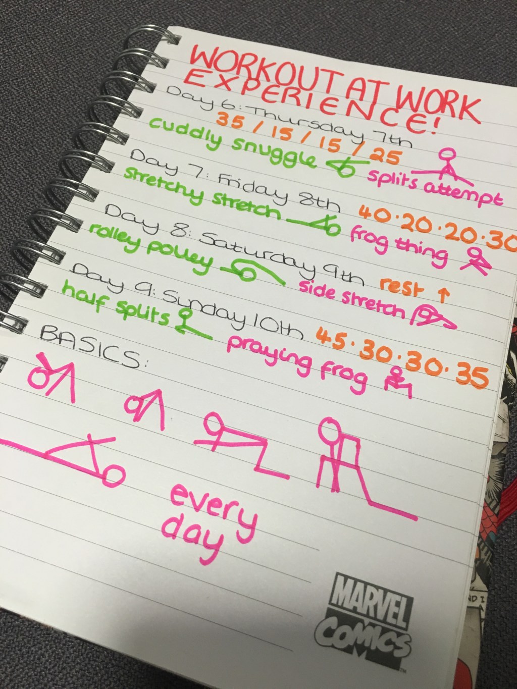 Working out at a festival! | Update Monday