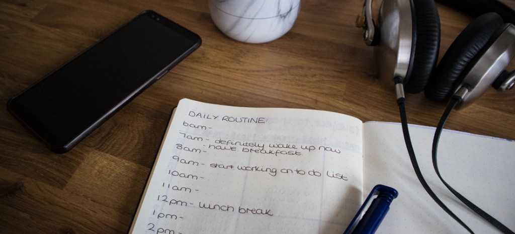 making yourself a&nbsp;routine