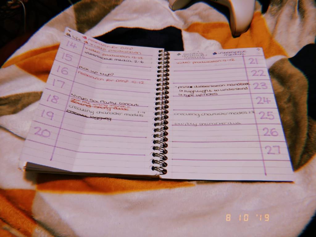 how I’m organising my uni&nbsp;work