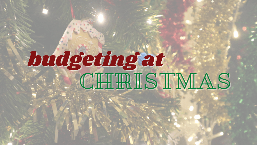 budgeting at Christmas