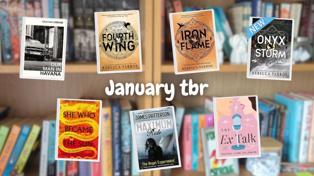 First TBR of 2025! | what I’m reading in&nbsp;January